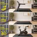 HULKFIT High Density 1/4-Inch Equipment Mat – Non-Slip Floor Protection Pad for Treadmill, Elliptical, Exercise Bike, Yoga & Heavy Gym Equipment – 30" L x 60" W (2.5 x 5FT)