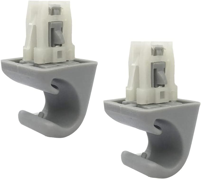 Gray Sun Visor Support Clip, Replacement Toyota Camry Corolla Matrix RAV4, Replaces OE: 74348-33040 (Sun Visor Support Clip Holder Bracket Hanger)(2PCS)