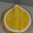 Zupro Round Placemats Set of 4,Braided 15 inch Table Mats Heat Resistant Non-Slip Washable,for Kitchen Dining Tables Four Seasons Dinner Parties Thanksgiving Christmas and Everyday Use.Lemon Yellow