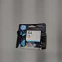 HP 64 Tri-color Ink Cartridge for HP Printers | Works with Printer Series: ENVY Inspire 7950e; ENVY Photo 6200, 7100, 7800; Tango | Eligible for Instant Ink | N9J89AN