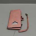 Defencase Compatible with Galaxy Note 9 Case Wallet with RFID Blocking Card Holder for Women Men, PU Leather Magnetic Snap Flip Zipper Strap Phone Case Fit for Samsung Galaxy Note 9, Rose Pink