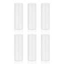 2.6 Inch Tall White Plastic Candle Covers Sleeves Chandelier Socket Covers (2-5/8 inches high / 6pcs)