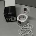 45kHz Ultrasonic Retainer Denture Cleaner Machine, Fast Cleaning for Aligners, Mouth Guards, Braces, Toothbrush Heads & Jewelry, 200ML Dental Cleaning Pod, 4 Modes & Digital Timer, White