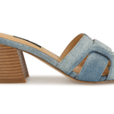 Gelare Block Heel Sandals, Blue,9