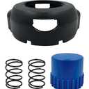 eosorssa 2Pcs KLS 124-03 Trimmer Replacement Cover Cap Compatible with Kobalt 24-Volt Max KST 2224B-03 KST 2024A-03 KST 4024A-03 KST 1124B-03 String Trimmer,with Replacement Part Bump Knob & Spring