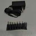 18V AC DC Power Supply Adapter 18Volt 1 Amp Charger DC 18V 1A Power Cord with 8 Interchangeable Jacks for 100mA 200mA 300mA 400mA 500mA 600mA 800mA 900mA 1000mA Electronics