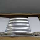 Foxlang 8x4x1ft(2 Pack) Galvanized Oval Raised Garden Bed,Outdoor Planter Box Metal Patio Kit Planting Bed for Vegetables Flowers Herb,Silver