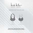 Nicole Miller Winter Balaclava Hood Scarf Ski Mask for Women, Face Cover Neck Gaiter Scarf for Cold Weather (Black/White)