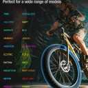 Heavy Duty Fat Tire Bike Inner Tube 26x4.0/4/4.125/4.25/4.5(Max.) with 32mm AV Schrader Valve-Ideal for Mountain Bikes & E-Bikes, 26 inch 1.5mm Thick Fat Tires Tubes for MTB, Folding Bicycle (2 Pack)