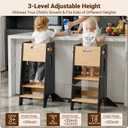 COSYLAND Toddler Standing Tower Adjustable Height