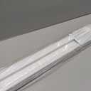 DEZ FURNISHINGS Cordless 1" Light Filtering Pleated Shade, Fabric, 27" W x 48" H, White