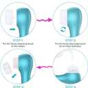 3 x Brush Head Replacements Compatible with Clarisonic Mia 1, Mia 2, Mia Fit, Alpha Fit, Smart Profile Uplift and Alpha Fit Face Cleaning Brush Heads (Delicate-2Pack)