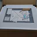 LED Bathroom Mirror, 32x24 Inch Bathroom Vanity Mirror Wall Mounted with 3000K-6000K Adjustable, Anti-Fog, Smart Touch Button, Stepless Dimmable Lighted Makeup Mirror, Horizontal/Vertical