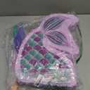 WERNNSAI Mermaid Piata - Mermaid Party Supplies Piata Bundle with Blindfold and Bat for Girls Kids Ocean Theme Birthday Party Game Carnival Activity Decorations (16.7" x 12.2" x 3.1")