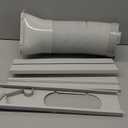 Portable Air Conditioner Window Vent Kit, Adjustable Window Seal with 5.9 Inch Diameter, 59 Inch Length Exhaust Hose for A/C Unit Universal for Sliding Horizontal or Vertical Window