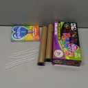 JOYIN 36 Packs Neon Valentines Day Gift Cards with Glow Stick Bracelets, Glow in the dark Necklaces for Valentine's Party Favor, Valentine Classroom Exchange Cards, Valentine School Prize