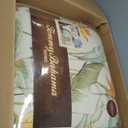 Tommy Bahama Nautica - Queen Duvet Cover Set, Cotton Reversible Bedding with Button Closure, Stylish Home Decor, Bradford Navy/Khaki, Queen