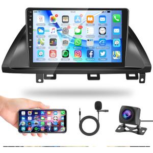 Android Car Radio for Honda Odyssey 2005-2010 GPS Navigation WiFi Mirror Link, Rimoody Car Stereo 10.1 Inch Touch Screen Bluetooth FM/RDS EQ SWC Rear View Camera Microphone