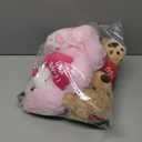 MaoGoLan Bulk Valentines Teddy Bear Stuffed Animal with Red Heart, I Love You Small Teddy Bears Plush in Bulk, 12" Valentines Bear Gift for Gift, Girlfriend, Girls,Kids, Decorations,Pink and Brown