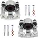 Autoround 184340 184339 Front Disc Brake Caliper Assembly fit for Jeep Cherokee 1990-2001/ Wrangler 1990-2006/ Grand Cherokee 93-98/ TJ 97-26/ Wagoneer/Comanche/Grand Wagoneer