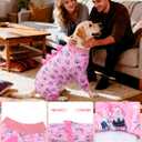 CuteBone Dinosaur Costume Dog Pajamas, Stretchy Spandex Crystal Velvet Sleepwear Coat for Small Dogs, Soft & Warm Pet Outfit Clothes for Cold Weather, Cozy Pullover Design COSP09-4XL