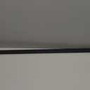 H Track Lighting Rails Kit 120V 3.3FT 3-Wire H Type Single Circuit with End Caps and Live End Feed Connector, Mounting Hardware (Black)