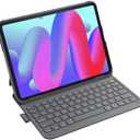 Inateck for iPad 10th/11th Gen Case with Keyboard, Ultralight Keyboard with Pen Holder for A16 2025/10th Gen(2022 10.9"), Air 11" M4/M3/M2 (2026/2025/2024), Air 5/4, Pro 11 4/3/2/1,AirTap Gray