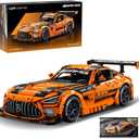 CaDA Master C64008W Mercedes-AMG GT3 Building Set,1:8 Scale – 5466 PCS Officially Licensed Supercar Model, Large Race Car Building Blocks Kit for Adults & Teens, 9.84 x 23.23 x 6.69 inches