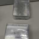 100 Pcs Clear Plastic Horizontal Name Badge ID Card Holders