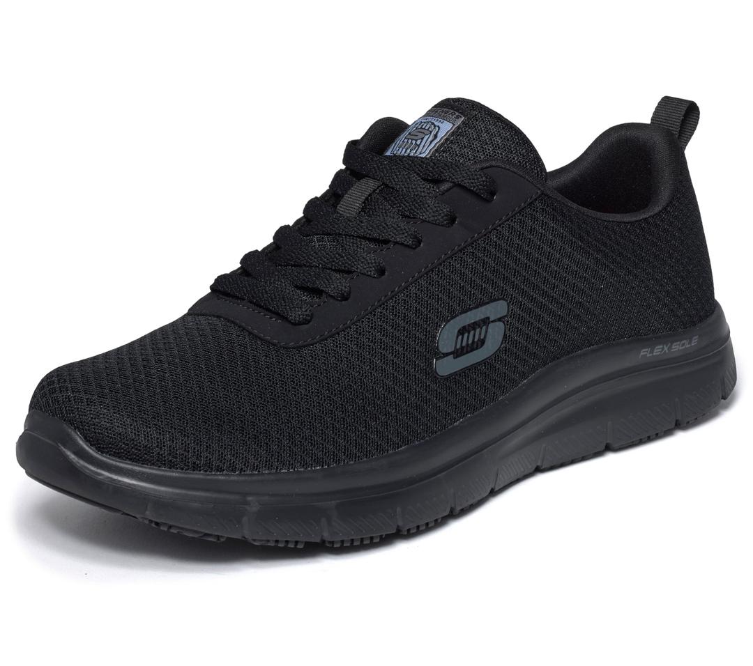 Skechers Men's Flex Advantage Bendon Work Shoe, Black, 11