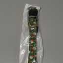 TMOODEL Reflective Dog Collar, Cute Christmas Style Dog Collars for Medium Dogs, Soft Nylon Puppy Collar for Boy and Girl Female Dog, Adjustable Heavy-Duty Pet Collar with Quick Release Buckle, Green