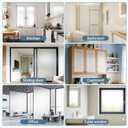 Lovepea Pure Frosted Glass Window Privacy Film 24 Hour Two Way Privacy, Removable, Static Cling, Ideal for Privacy scenarios Such as Home Office Doors and Windows (47.2 x 78.7 Inch)