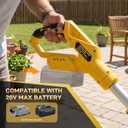 Cordless Patio Cleaner Weed Brush Fit for DeWALT 20V Max Battery