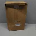 PerKoop 100 Pcs Reusable Valentines Gift Bags Heart Themed Goodie Candy Bags with Handles Non Woven Snack Wrapping for Business Shopping Retail Holiday Wedding Party Gift Supply Favor (Pink)