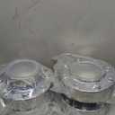 Front & Rear Chrome Dually Wheel Center Hub Caps Cover Compatible with Dodge Ram 3500 2011 2012 2013 2014 2015 2016 2017 2018 with Aluminum Wheels Replaces 68081010AA, 68081015AC (4Pcs)