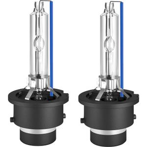 D2S HID Xenon Headlight Bulbs for Acura 2004-2014 TL TSX & 2007-2015 MDX RL RDX & 2013-2015 ILX & 2010-2013 ZDX, 8000K White Blue OEM 35W D2SC1 Bi-Xenon AFS Dipped Lights Headlamp, 2 Pack