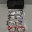 CCVOO Reading Glasses for Women/Men, Eyeglasses, Blue Light Readers for Women/Men, Computer Eye Glasses, +1.0
