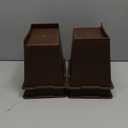 Bed Risers 6 Inch Heavy Duty,Oversized Couch Risers, Extra Wide Furniture Risers for Sofa Table Desk Headboard Chair Lifting,Rectangle Risering Blocks Support 6000 lbs(4 Pack Brown)