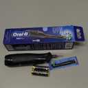 Oral-B Pro 100 CrossAction, Battery Powered Toothbrush, Black, 1 Count (Pack of 1)