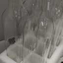 8 Pack 17oz Olive Oil Dispenser Bottle,Oil Dispenser for Kitchen, Cooking Oil Dispenser,Vinegar Cruet Bottle,Clear Cruet with Pourers and Corks