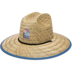Billabong Men's Wide Brim Sun Straw Hat (Charcoal/Navy)