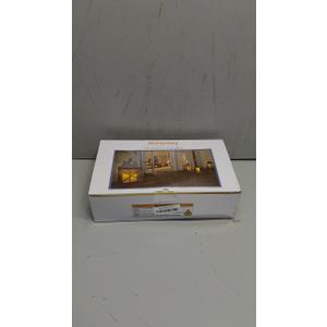 Amagic 3 Pack 4"x 6"8" 10" Outdoor Plastic Electric flameless Candles with Remote Control and Timer, Battery Operated Flickering LED Pillar Fake Candle for Home, Wedding Decor, Ivory