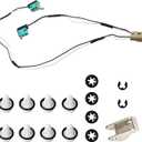 Upgraded Door Handle Paddle Gear & Microswitch Wiring Harness Repair Kit Compatible with Tesla Model S Gen 1 2012-2015 Replaces 1042845-00-B 1042845-00-A 1016009-00-E 1016009-00-C