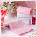 SmoothNovelty 2 Pcs Butterfly Hand Towels for Bathroom Pink Butterfly 100% Cotton Jacquard Weave Bath Towel Set Soft Absorbent Dish Washcloth for Women Bathroom Kitchen Summer Gifts 13.8 x 29.5 Inch