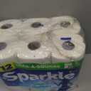 Sparkle Tear-A-Square Paper Towels, 12 Double Rolls - Strong 2-Ply Towels for Kitchen Cleanup and Everyday Messes