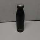 LARS NYSM Stainless Steel Insulated Water Bottle 12oz 17oz 25oz 34oz 51oz | Insulated Thermo Flask for Hot and Cold Beverages | Leakproof Drinking Bottle (Carbon Black, 17oz)