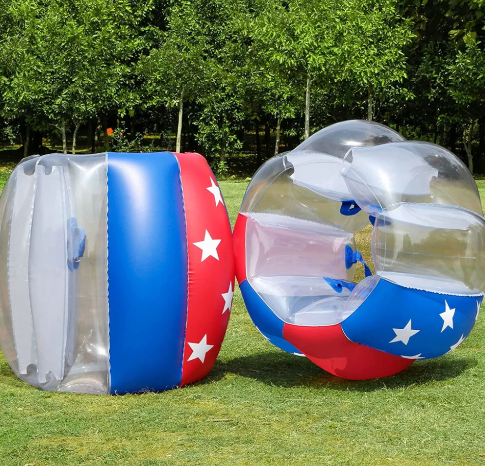 BLAOYOO
2 Pack Bumper Balls for Adults Teens, Inflatable Human Hamster Ball for Playground, Yard, Park
