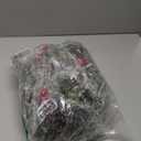 6ft Frosted Evergreen Christmas Snowed Pine Garland  Red Berries and Pinecones Holiday Fireplace Indoor Decoration