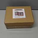 Egofine 2 Pack 4x6 Rotating Floating Picture Frames,Double-Sided Display with HD Glass Front Wooden Distressed Frame for Vertical or Horizontal Tabletop Display, Carbonization (Carbonized Brown)