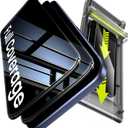 WSKEN For iPhone 17 Pro Max Privacy Screen Protector - 3D Full Coverage, 24 Anti Spy & Auto Installation Full Edge Coverage Case Friendly Fit Tempered Glass Screen Protector 17 ProMax